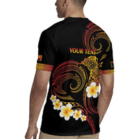 Personalised Papua New Guinea Sepik Rugby Jersey Plumeria Floral Tribal Pattern LT9 - Polynesian Pride