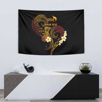 Personalised Papua New Guinea Sepik Tapestry Plumeria Floral Tribal Pattern - Polynesian Pride