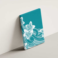 Polynesian Plumeria Flowers Tribal Canvas Wall Art Pacific Tattoo Teal Style LT9 - Polynesian Pride