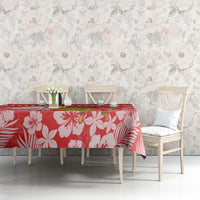 Hawaii Mele Kalikimaka Tablecloth Santa Claus and Hula Dancing Merry Christmas LT9 - Polynesian Pride