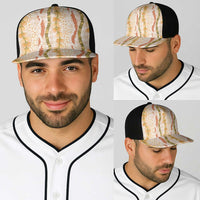 Hawaiian Ohia Lehua Lei Baseball Net Cap Plaid Palaka Ahiehie Pattern LT9 - Polynesian Pride