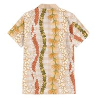 Hawaiian Ohia Lehua Lei Family Matching Short Sleeve Bodycon Dress and Hawaiian Shirt Plaid Palaka Ahiehie Pattern - Polynesian Pride