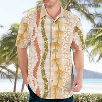 Hawaiian Ohia Lehua Lei Hawaiian Shirt Plaid Palaka Ahiehie Pattern LT9 - Polynesian Pride