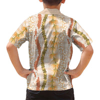 Hawaiian Ohia Lehua Lei Hawaiian Shirt Plaid Palaka Ahiehie Pattern LT9 - Polynesian Pride