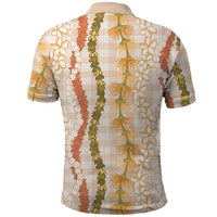Hawaiian Ohia Lehua Lei Polo Shirt Plaid Palaka Ahiehie Pattern LT9 - Polynesian Pride