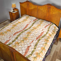 Hawaiian Ohia Lehua Lei Quilt Plaid Palaka Ahiehie Pattern - Polynesian Pride