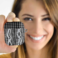 Hawaiian Ohia Lehua Lei AirPods Case Plaid Palaka Eleele Pattern LT9 - Polynesian Pride
