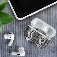 Hawaiian Ohia Lehua Lei AirPods Case Plaid Palaka Eleele Pattern LT9 - Polynesian Pride