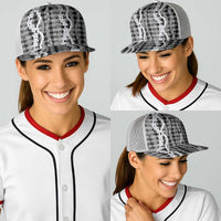Hawaiian Ohia Lehua Lei Baseball Net Cap Plaid Palaka Eleele Pattern LT9 - Polynesian Pride