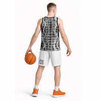 Hawaiian Ohia Lehua Lei Basketball Jersey Plaid Palaka Eleele Pattern LT9 - Polynesian Pride