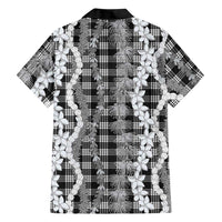Hawaiian Ohia Lehua Lei Hawaiian Shirt Plaid Palaka Eleele Pattern LT9 - Polynesian Pride