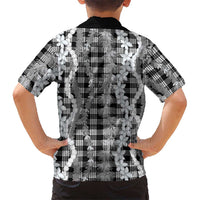 Hawaiian Ohia Lehua Lei Hawaiian Shirt Plaid Palaka Eleele Pattern LT9 - Polynesian Pride