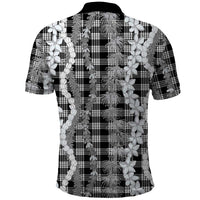 Hawaiian Ohia Lehua Lei Polo Shirt Plaid Palaka Eleele Pattern LT9 - Polynesian Pride