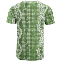 Hawaiian Ohia Lehua Lei T Shirt Plaid Palaka Omaomao Pattern LT9 - Polynesian Pride