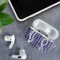 Hawaiian Ohia Lehua Lei AirPods Case Plaid Palaka Uliuli hohonu Pattern LT9 - Polynesian Pride