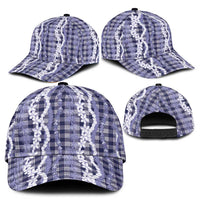 Hawaiian Ohia Lehua Lei Classic Cap Plaid Palaka Uliuli hohonu Pattern LT9 - Polynesian Pride