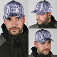 Hawaiian Ohia Lehua Lei Classic Cap Plaid Palaka Uliuli hohonu Pattern LT9 - Polynesian Pride
