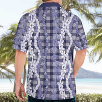 Hawaiian Ohia Lehua Lei Hawaiian Shirt Plaid Palaka Uliuli hohonu Pattern LT9 - Polynesian Pride