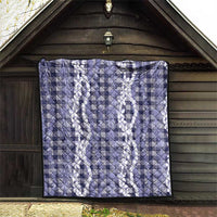 Hawaiian Ohia Lehua Lei Quilt Plaid Palaka Uliuli hohonu Pattern - Polynesian Pride