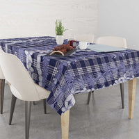 Hawaiian Ohia Lehua Lei Tablecloth Plaid Palaka Uliuli hohonu Pattern LT9 - Polynesian Pride