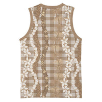 Hawaiian Ohia Lehua Lei Basketball Jersey Plaid Palaka Kalaihaahaa Pattern LT9 - Polynesian Pride