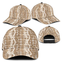 Hawaiian Ohia Lehua Lei Classic Cap Plaid Palaka Kalaihaahaa Pattern LT9 - Polynesian Pride