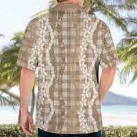 Hawaiian Ohia Lehua Lei Hawaiian Shirt Plaid Palaka Kalaihaahaa Pattern LT9 - Polynesian Pride