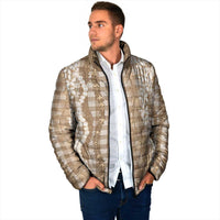Hawaiian Ohia Lehua Lei Padded Jacket Plaid Palaka Kalaihaahaa Pattern LT9 - Polynesian Pride