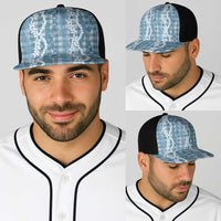 Hawaiian Ohia Lehua Lei Baseball Net Cap Plaid Palaka Uliuli Omaomao Pattern LT9 - Polynesian Pride