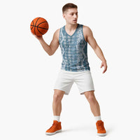 Hawaiian Ohia Lehua Lei Basketball Jersey Plaid Palaka Uliuli Omaomao Pattern LT9 - Polynesian Pride