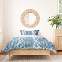 Hawaiian Ohia Lehua Lei Bedding Set Plaid Palaka Uliuli Omaomao Pattern - Polynesian Pride