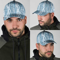 Hawaiian Ohia Lehua Lei Classic Cap Plaid Palaka Uliuli Omaomao Pattern LT9 - Polynesian Pride