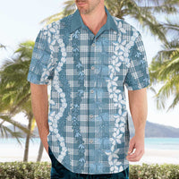 Hawaiian Ohia Lehua Lei Hawaiian Shirt Plaid Palaka Uliuli Omaomao Pattern LT9 - Polynesian Pride