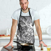 Aotearoa Maori Hei Tiki Apron Kiwikiwi Kowhaiwhai Puhoro Motif LT9 - Polynesian Pride