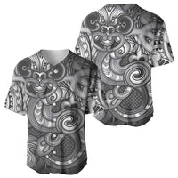 Aotearoa Maori Hei Tiki Baseball Jersey Kiwikiwi Kowhaiwhai Puhoro Motif LT9 - Polynesian Pride