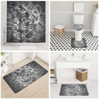 Aotearoa Maori Hei Tiki Bathroom Set Kiwikiwi Kowhaiwhai Puhoro Motif LT9 - Polynesian Pride