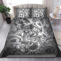 Aotearoa Maori Hei Tiki Bedding Set Kiwikiwi Kowhaiwhai Puhoro Motif LT9 - Polynesian Pride