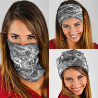 Aotearoa Maori Hei Tiki Neck Gaiter Kiwikiwi Kowhaiwhai Puhoro Motif LT9 - Polynesian Pride