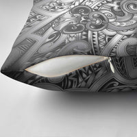 Aotearoa Maori Hei Tiki Pillow Cover Kiwikiwi Kowhaiwhai Puhoro Motif LT9 - Polynesian Pride