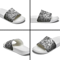 Aotearoa Maori Hei Tiki Slide Sandals Kiwikiwi Kowhaiwhai Puhoro Motif LT9 - Polynesian Pride