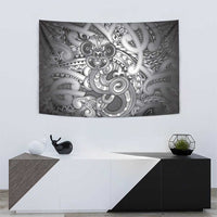 Aotearoa Maori Hei Tiki Tapestry Kiwikiwi Kowhaiwhai Puhoro Motif LT9 - Polynesian Pride