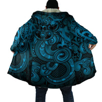 Aotearoa Maori Hei Tiki Cloak Kikorangi Kowhaiwhai Puhoro Motif LT9 - Polynesian Pride