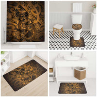 Aotearoa Maori Hei Tiki Bathroom Set Koura Kowhaiwhai Puhoro Motif LT9 - Polynesian Pride