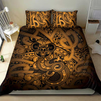 Aotearoa Maori Hei Tiki Bedding Set Koura Kowhaiwhai Puhoro Motif LT9 - Polynesian Pride