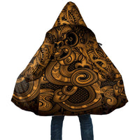 Aotearoa Maori Hei Tiki Cloak Koura Kowhaiwhai Puhoro Motif LT9 Unisex Gold - Polynesian Pride
