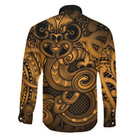 Aotearoa Maori Hei Tiki Family Matching Short Sleeve Bodycon Dress and Hawaiian Shirt Koura Kowhaiwhai Puhoro Motif