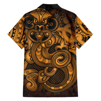 Aotearoa Maori Hei Tiki Family Matching Summer Maxi Dress and Hawaiian Shirt Koura Kowhaiwhai Puhoro Motif