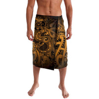 Aotearoa Maori Hei Tiki Lavalava Koura Kowhaiwhai Puhoro Motif LT9 Gold - Polynesian Pride