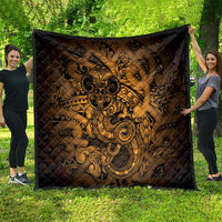 Aotearoa Maori Hei Tiki Quilt Koura Kowhaiwhai Puhoro Motif LT9 - Polynesian Pride