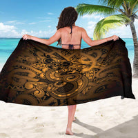 Aotearoa Maori Hei Tiki Sarong Koura Kowhaiwhai Puhoro Motif LT9 - Polynesian Pride